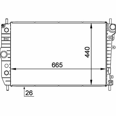 Mahle RADIATOR 8MK 376764041